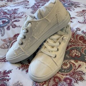 Women's White Blowfish Malibu Canvas Sneakers